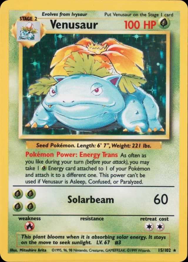 Venusaur — Base 15/102
