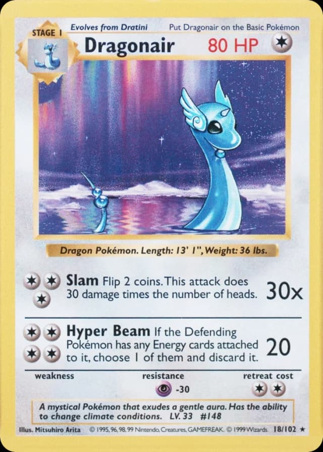 Dragonair — Base 18/102