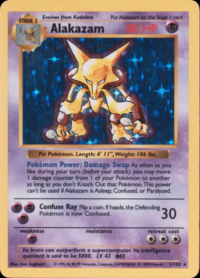 Alakazam — Base 1/102