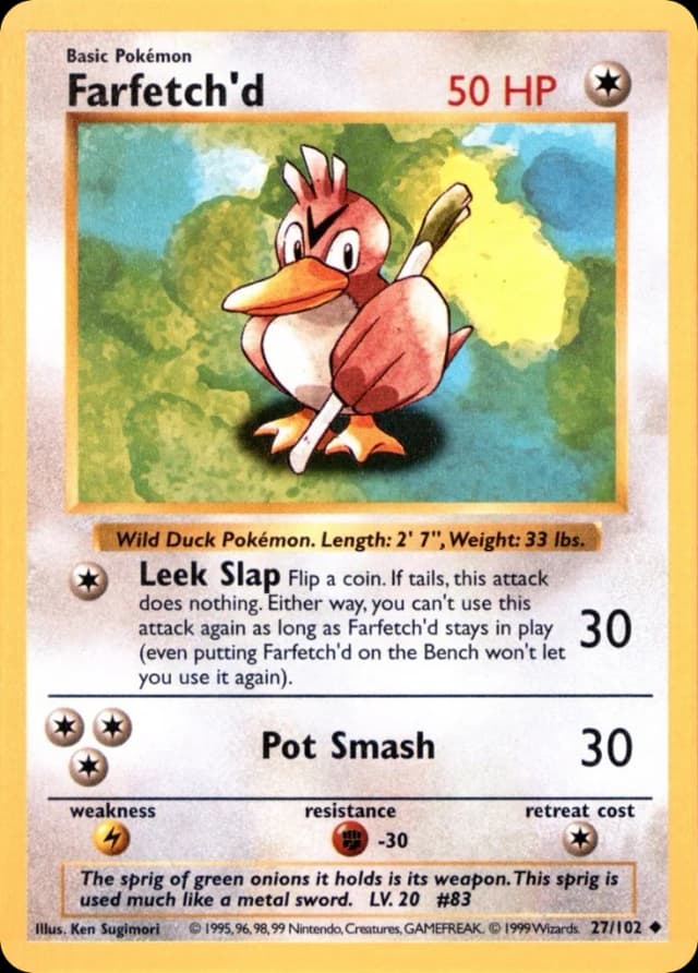 Farfetch'd — Base 27/102