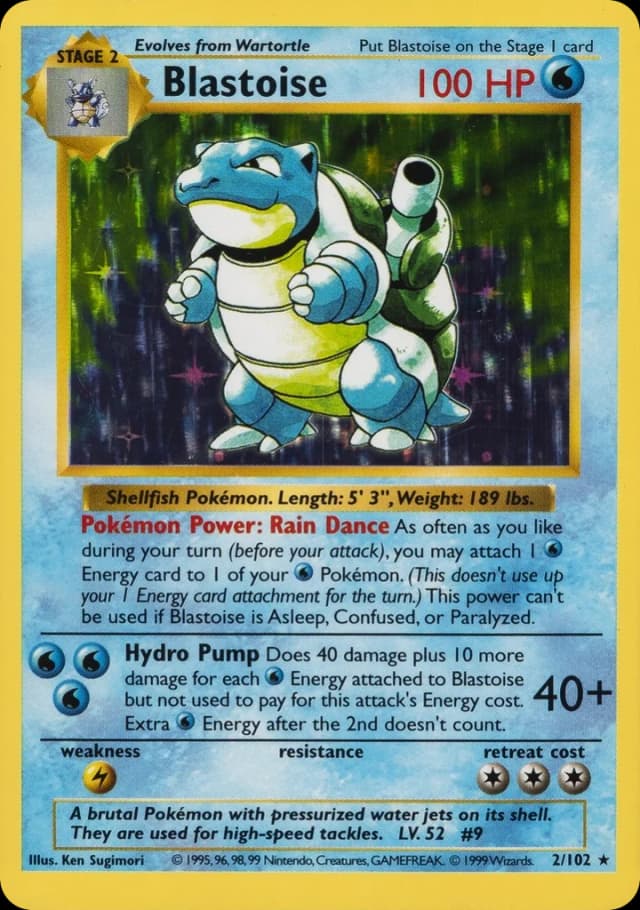 Blastoise — Base 2/102