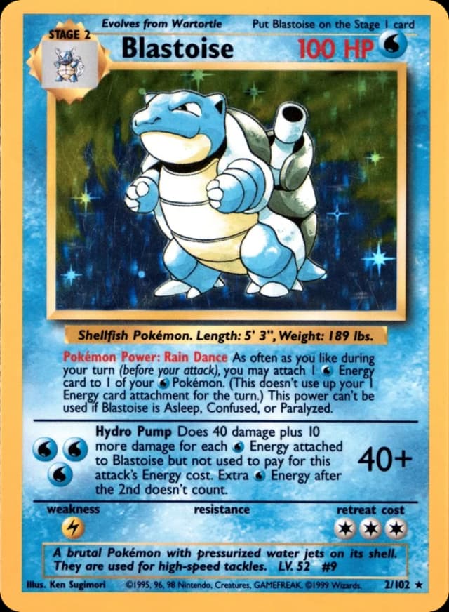 Blastoise — Base 2/102