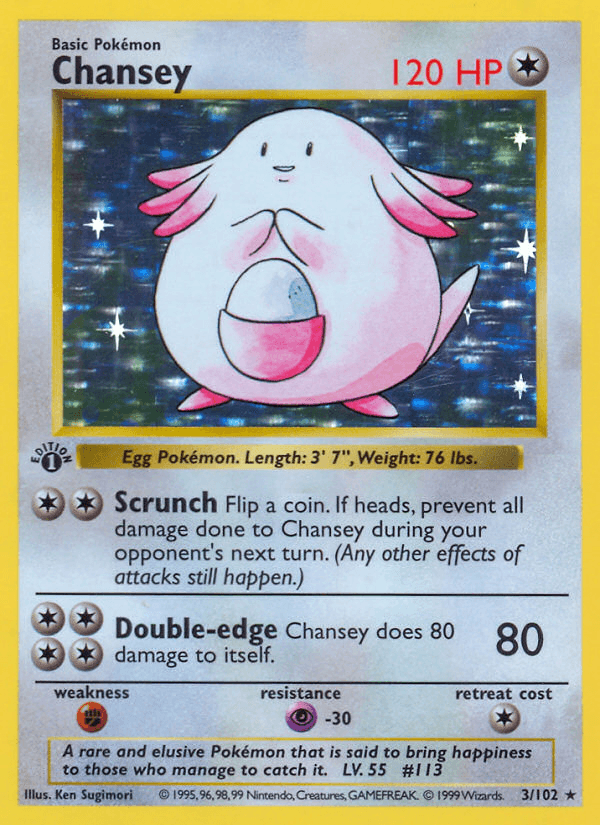 Chansey — Base 3/102