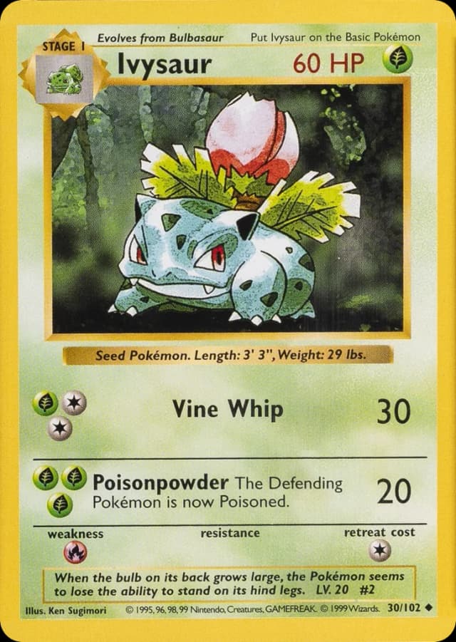 Ivysaur — Base 30/102
