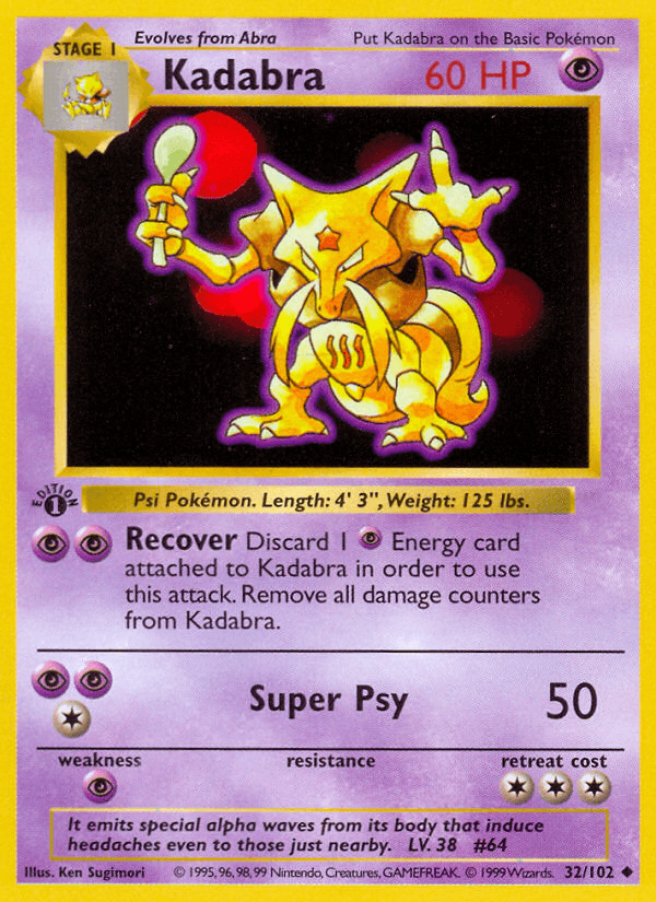 Kadabra — Base 32/102