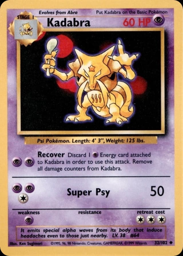 Kadabra — Base 32/102