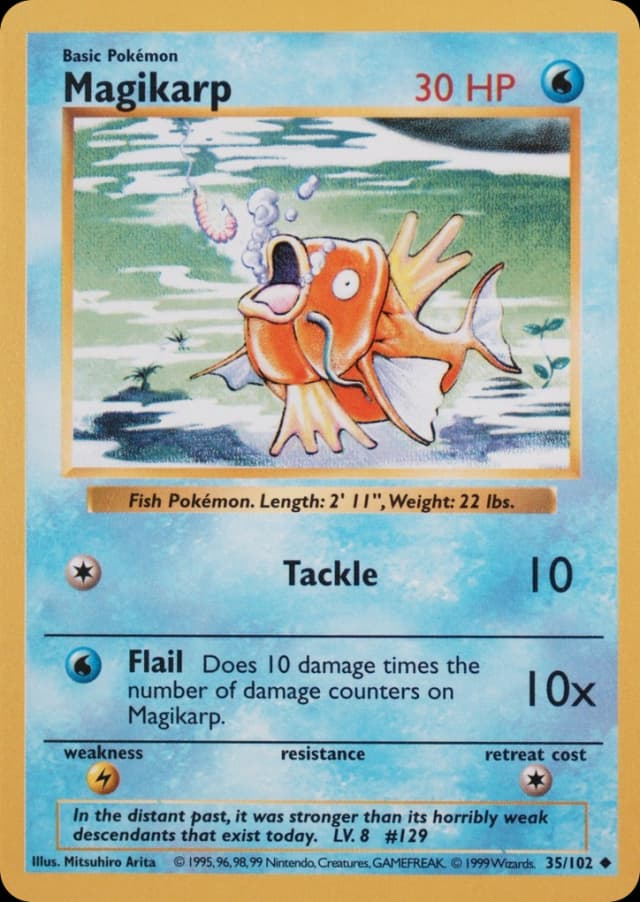 Magikarp — Base 35/102