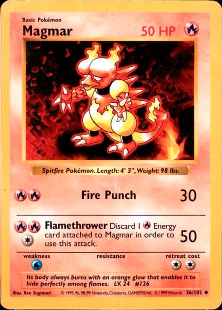 Magmar — Base 36/102