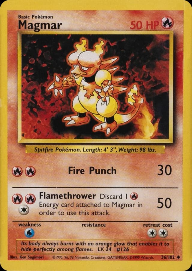 Magmar — Base 36/102