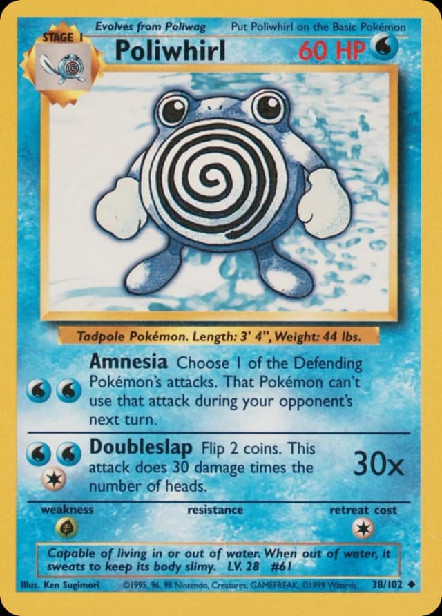Poliwhirl — Base 38/102