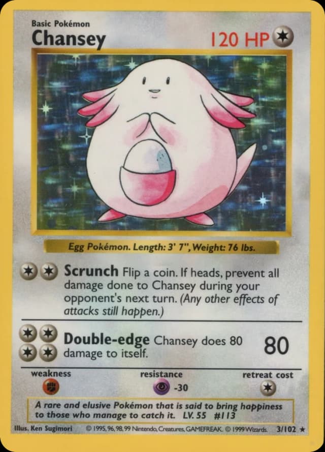 Chansey — Base 3/102