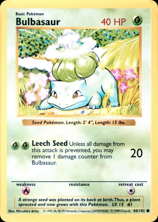 Bulbasaur — Base 44/102