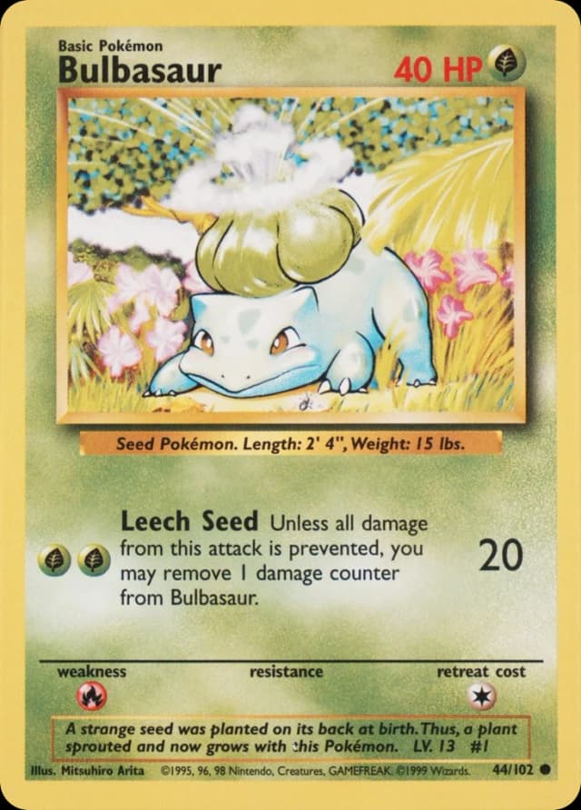 Bulbasaur — Base 44/102