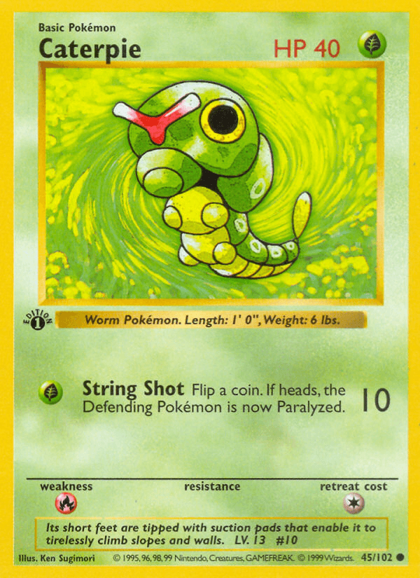 Caterpie — Base 45/102