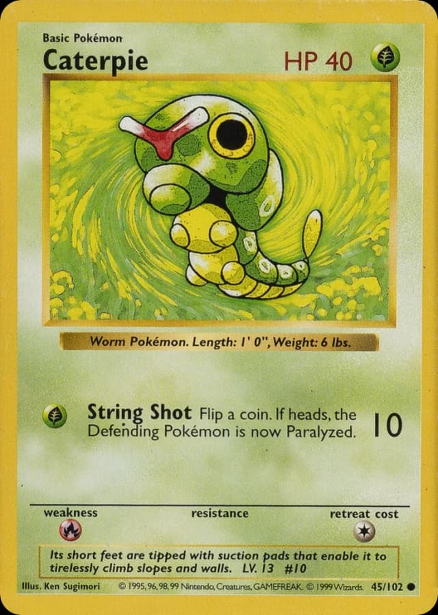 Caterpie — Base 45/102