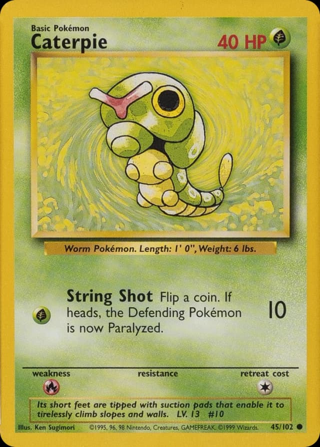 Caterpie — Base 45/102