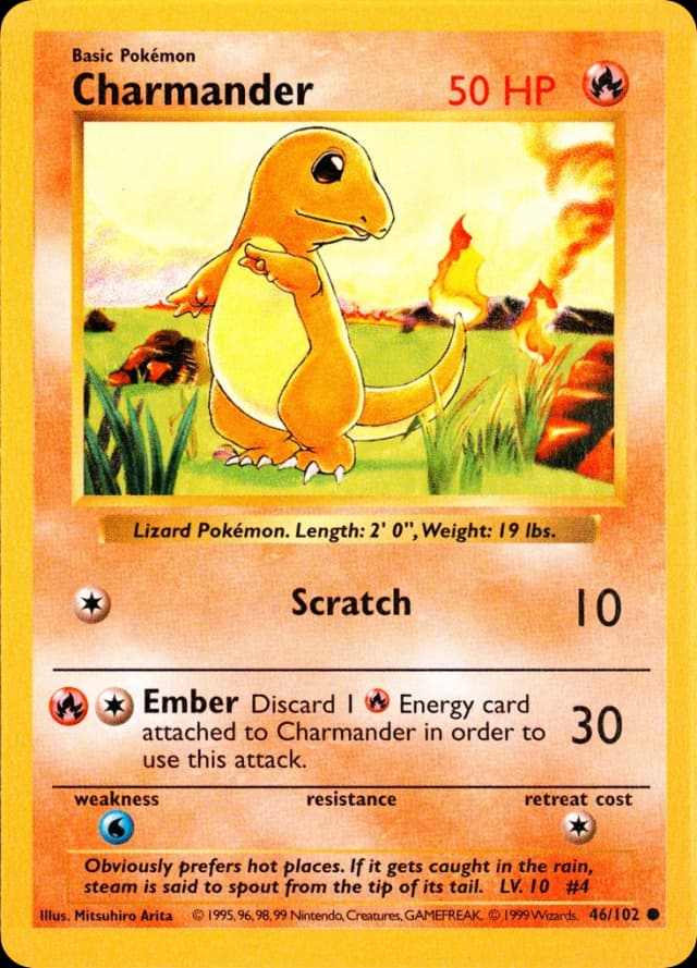 Charmander — Base 46/102