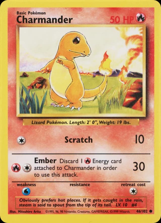 Charmander — Base 46/102