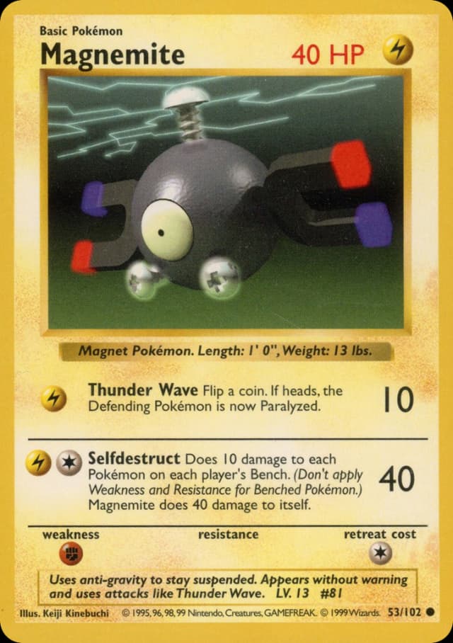 Magnemite — Base 53/102
