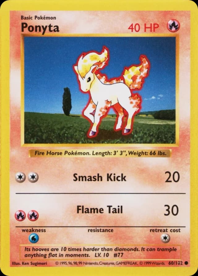Ponyta — Base 60/102