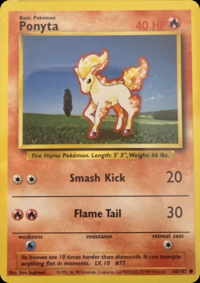 Ponyta — Base 60/102