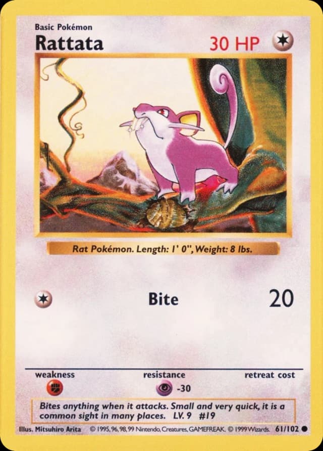 Rattata — Base 61/102