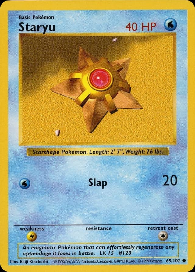 Staryu — Base 65/102