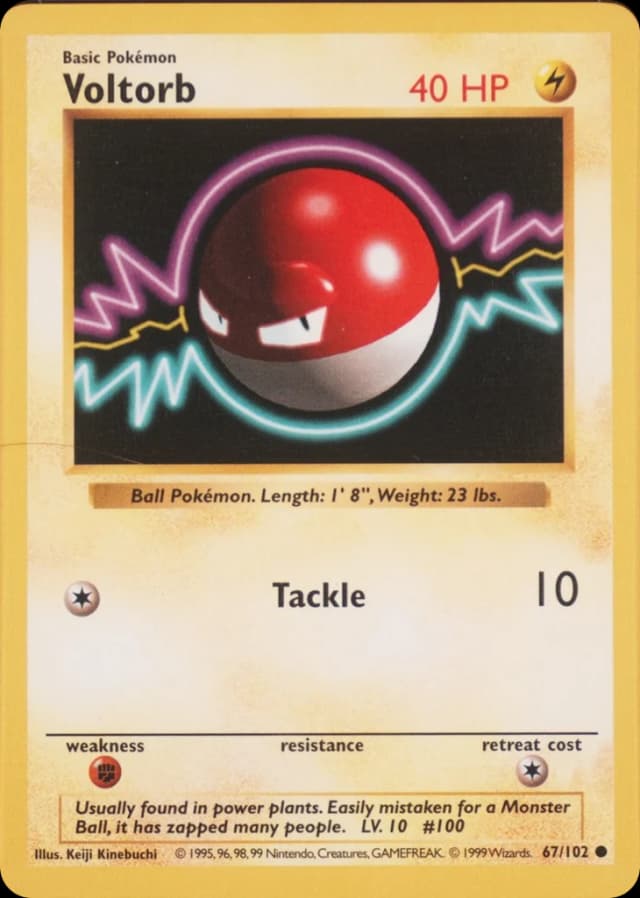 Voltorb — Base 67/102