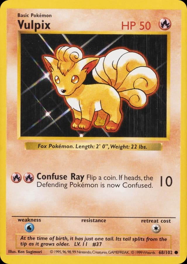 Vulpix — Base 68/102