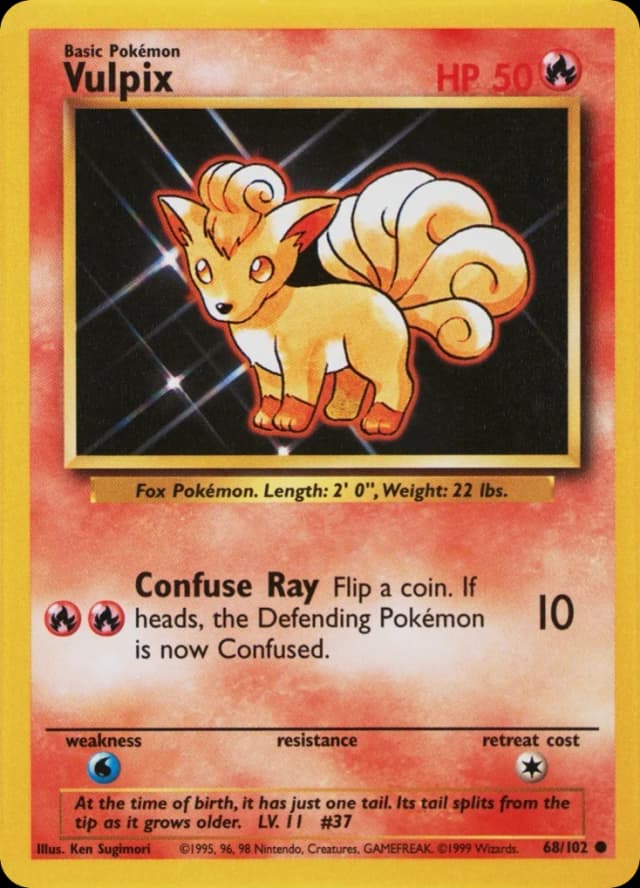 Vulpix — Base 68/102