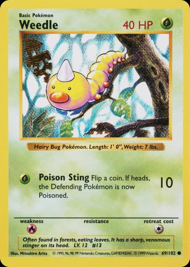 Weedle — Base 69/102