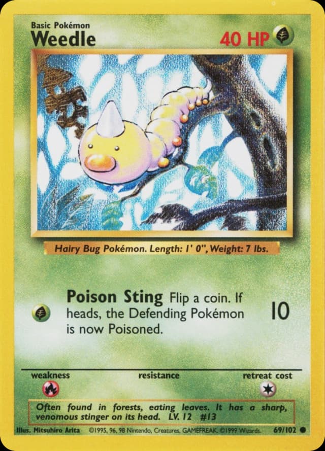 Weedle — Base 69/102