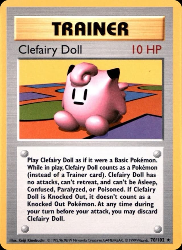 Clefairy Doll — Base 70/102