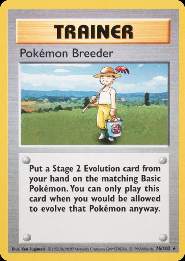 Pokémon Breeder — Base 76/102