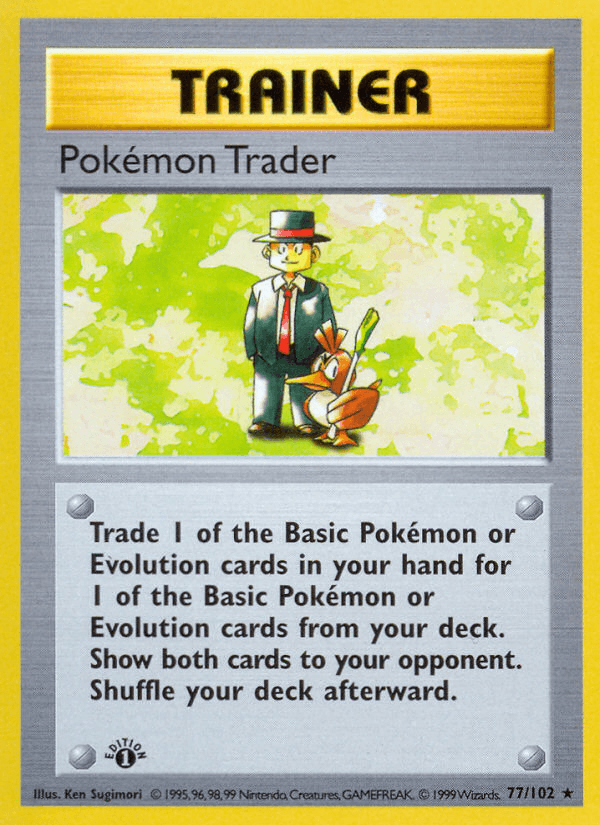Pokémon Trader artwork — Base 77/102