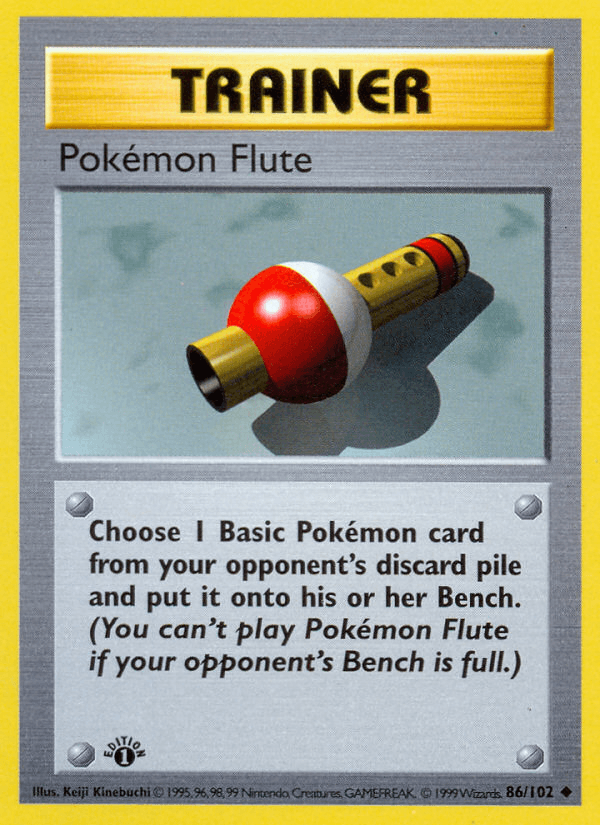 Pokémon Flute — Base 86/102