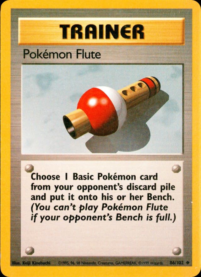 Pokémon Flute — Base 86/102