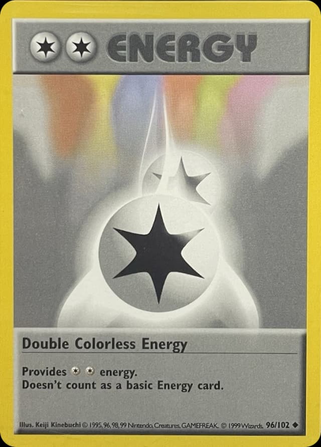 Double Colorless Energy — Base 96/102