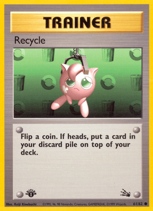 Recycle artwork — Fossil 61/62
