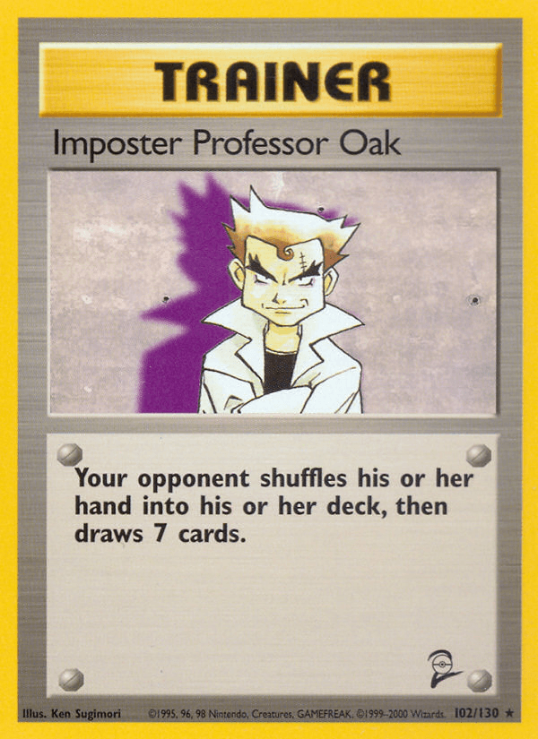 Imposter Professor Oak — Base Set 2 102/130