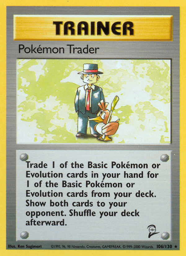 Pokémon Trader artwork — Base Set 2 106/130