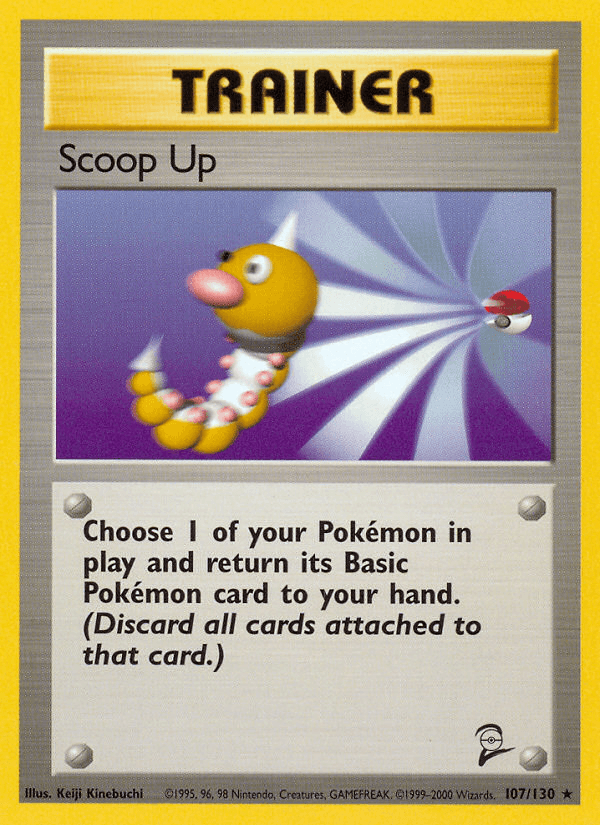 Scoop Up artwork — Base Set 2 107/130