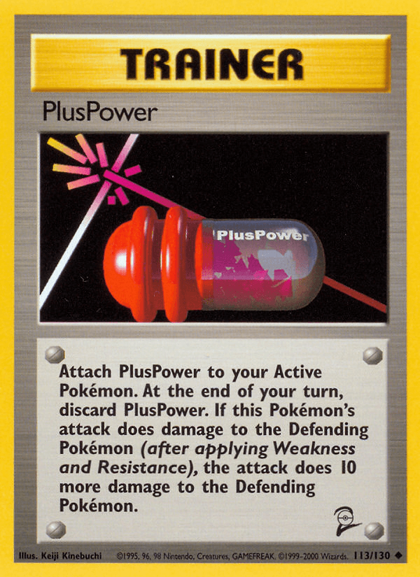 PlusPower artwork — Base Set 2 113/130
