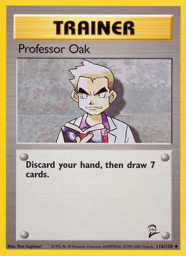 Professor Oak — Base Set 2 116/130