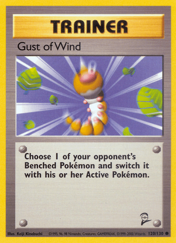 Gust of Wind artwork — Base Set 2 120/130