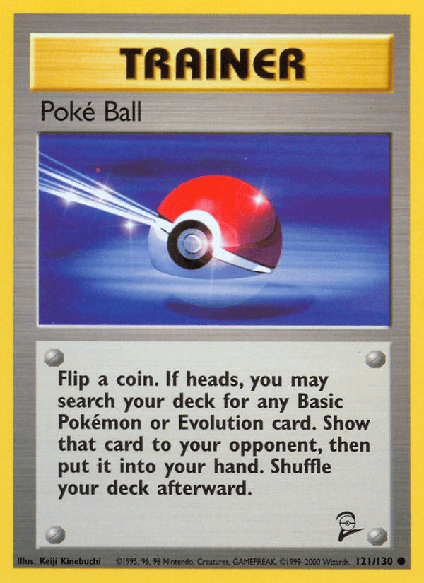 Poké Ball artwork — Base Set 2 121/130