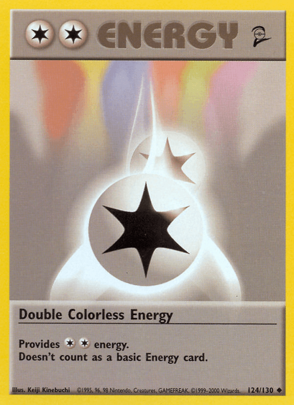 Double Colorless Energy artwork — Base Set 2 124/130