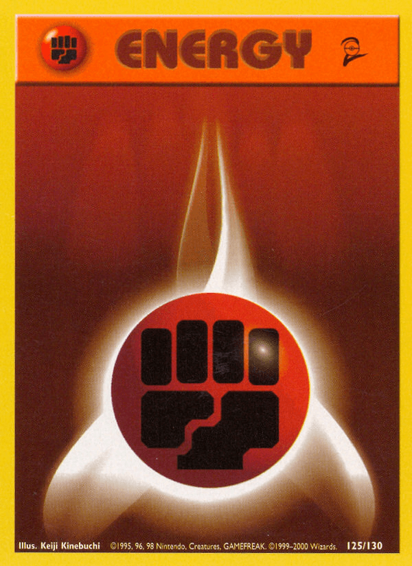 Fighting Energy artwork — Base Set 2 125/130