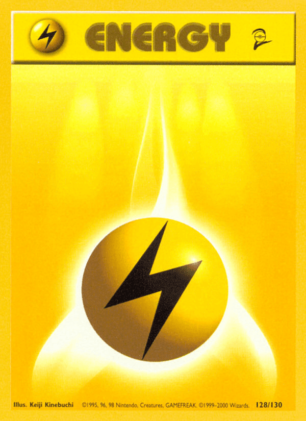 Lightning Energy — Base Set 2 128/130
