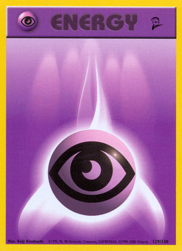 Psychic Energy artwork — Base Set 2 129/130